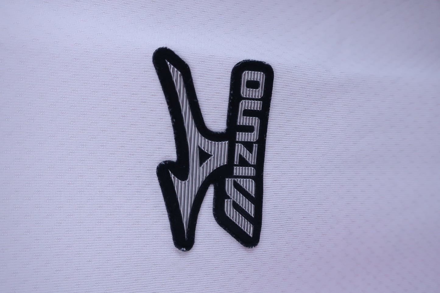 MIZUNO(ミズノ) 半袖ハーフジップシャツ 白赤 メンズ L B-2