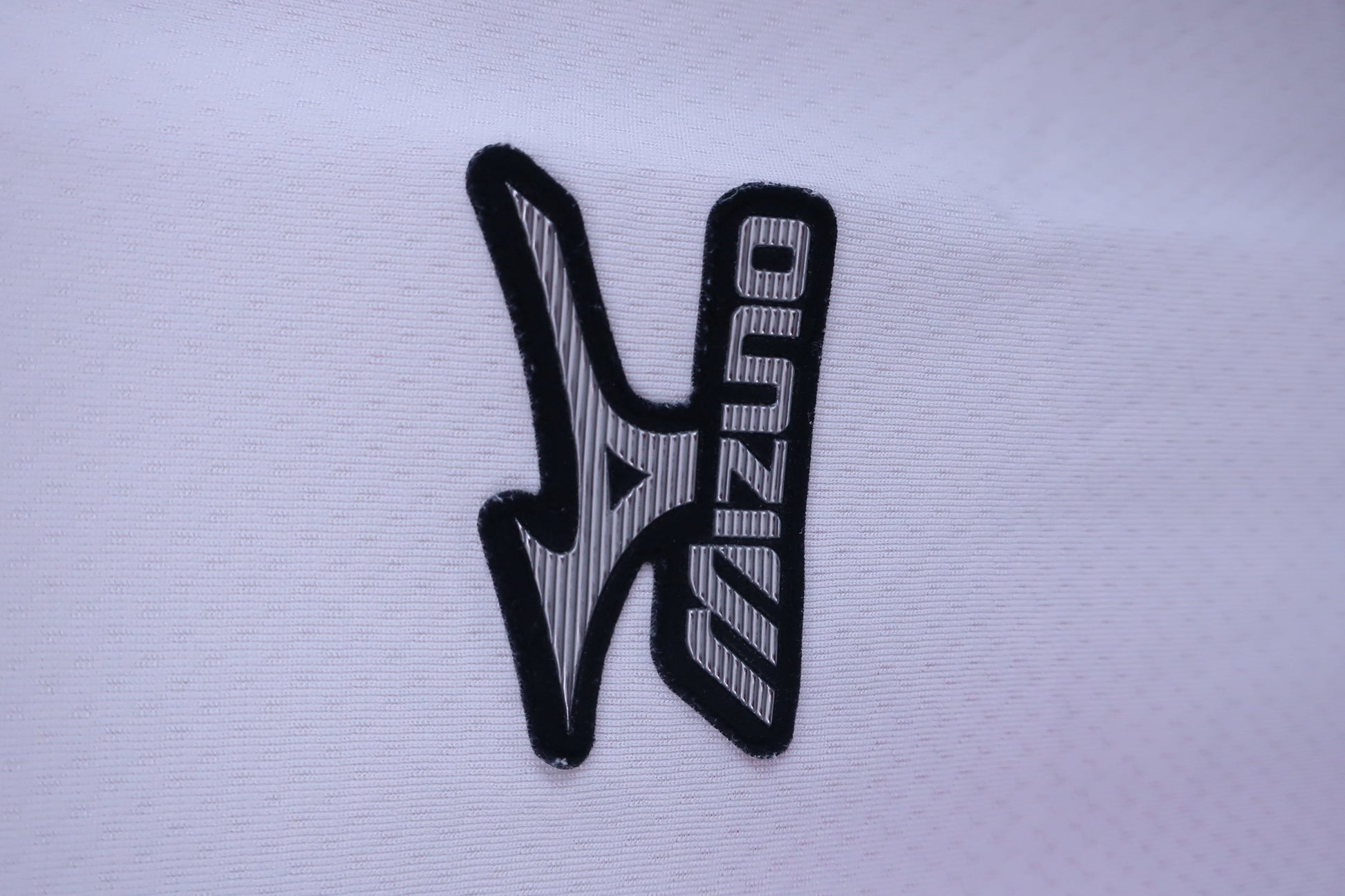 MIZUNO(ミズノ) 半袖ハーフジップシャツ 白赤 メンズ L B-2