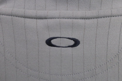 OAKLEY(オークリー) 半袖ハーフジップシャツ グレー メンズ M A-7