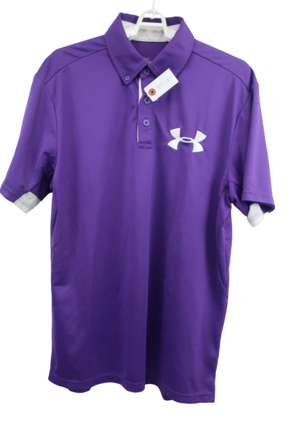 UNDER ARMOUR(アンダーアーマー) ポロシャツ 紫 メンズ M A-1