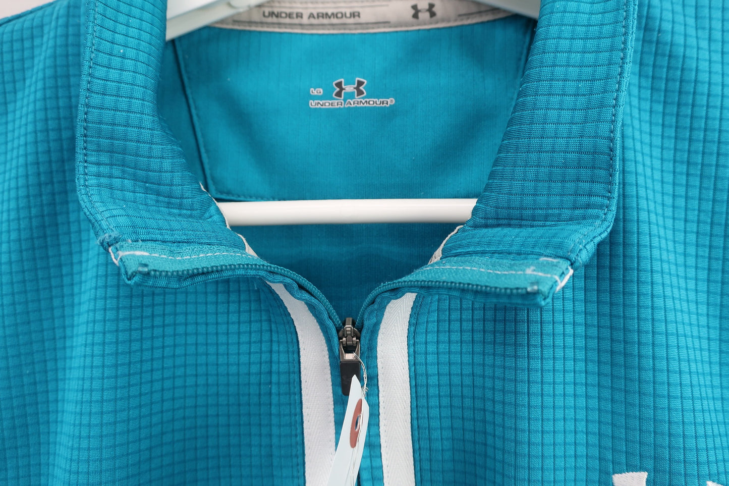 UNDER ARMOUR(アンダーアーマー) ハーフジップシャツ 水色 メンズ LG A-4