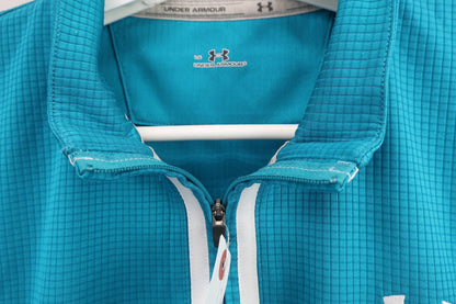 UNDER ARMOUR(アンダーアーマー) ハーフジップシャツ 水色 メンズ LG A-4