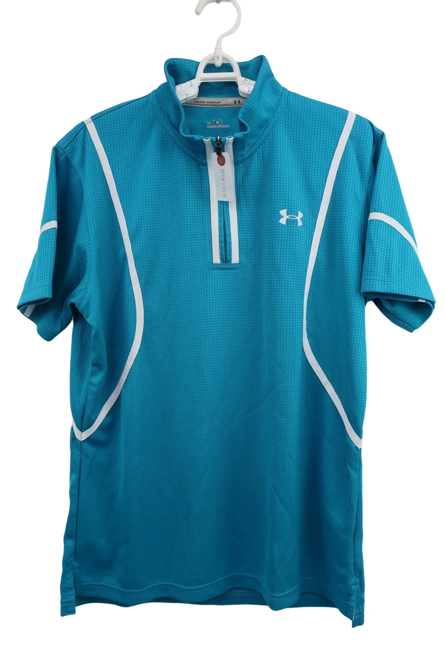 UNDER ARMOUR(アンダーアーマー) ハーフジップシャツ 水色 メンズ LG A-1