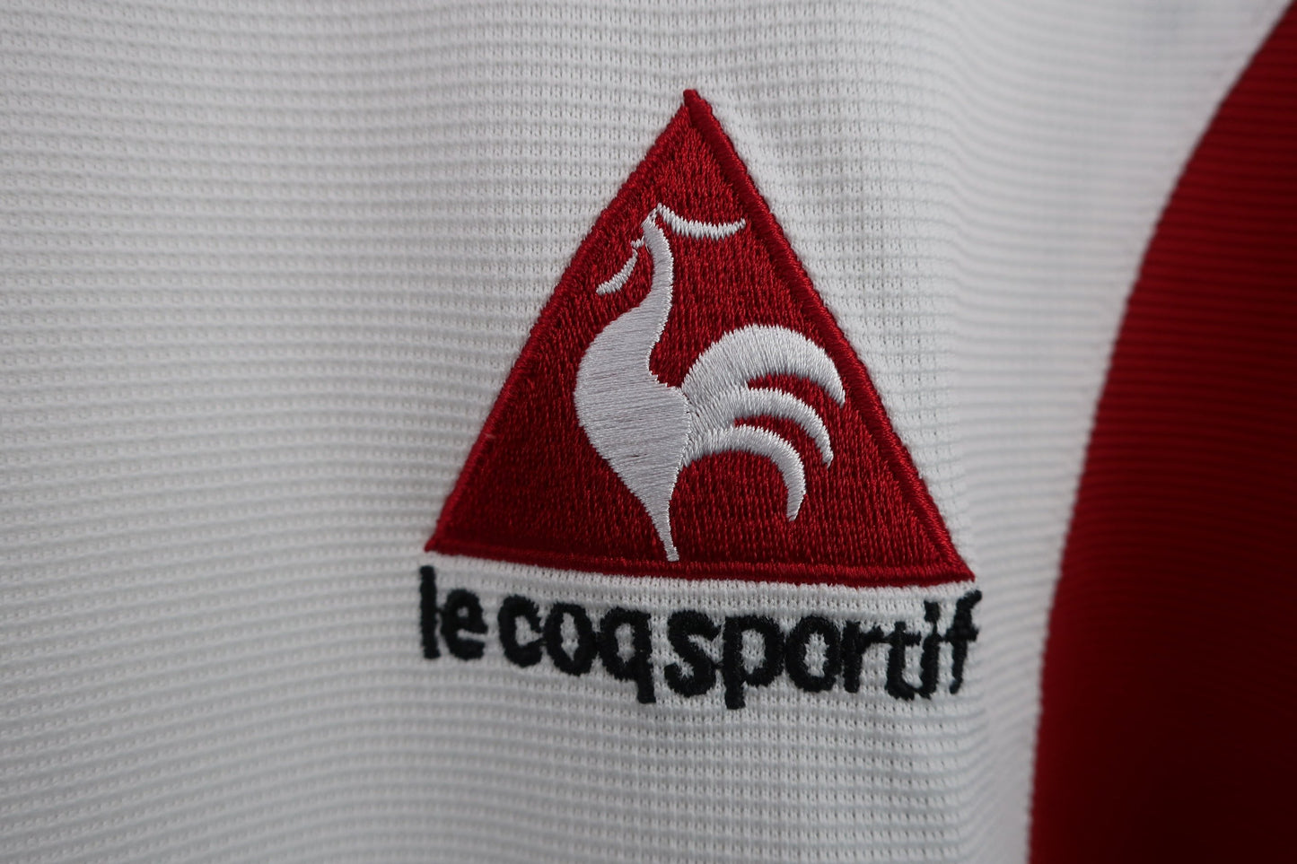 le coq sportif(ルコックスポルティフ) ハーフジップポロシャツ 白 メンズ L B-2