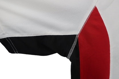 le coq sportif(ルコックスポルティフ) ハーフジップポロシャツ 白 メンズ L B-4