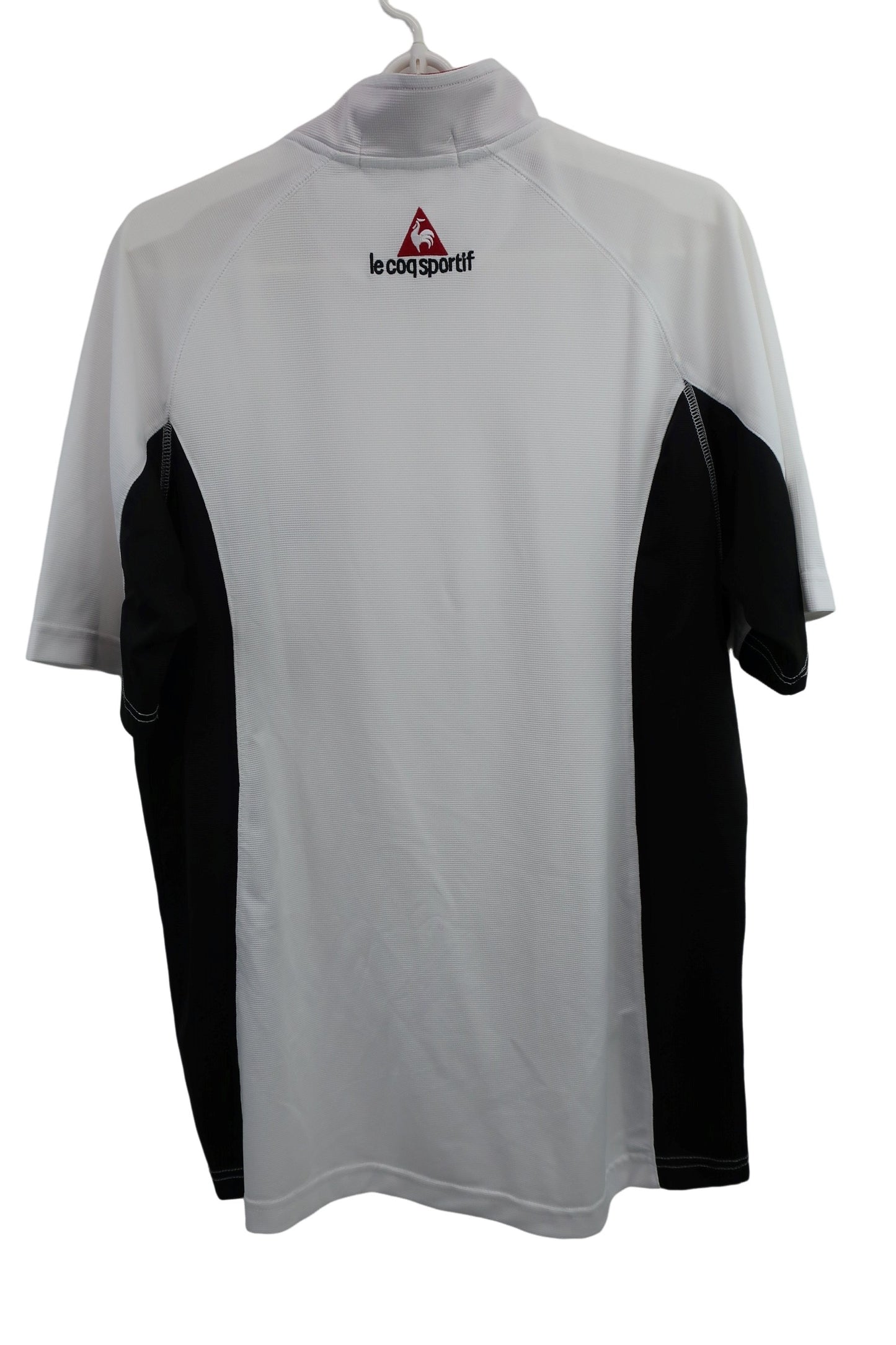 le coq sportif(ルコックスポルティフ) ハーフジップポロシャツ 白 メンズ L B-6