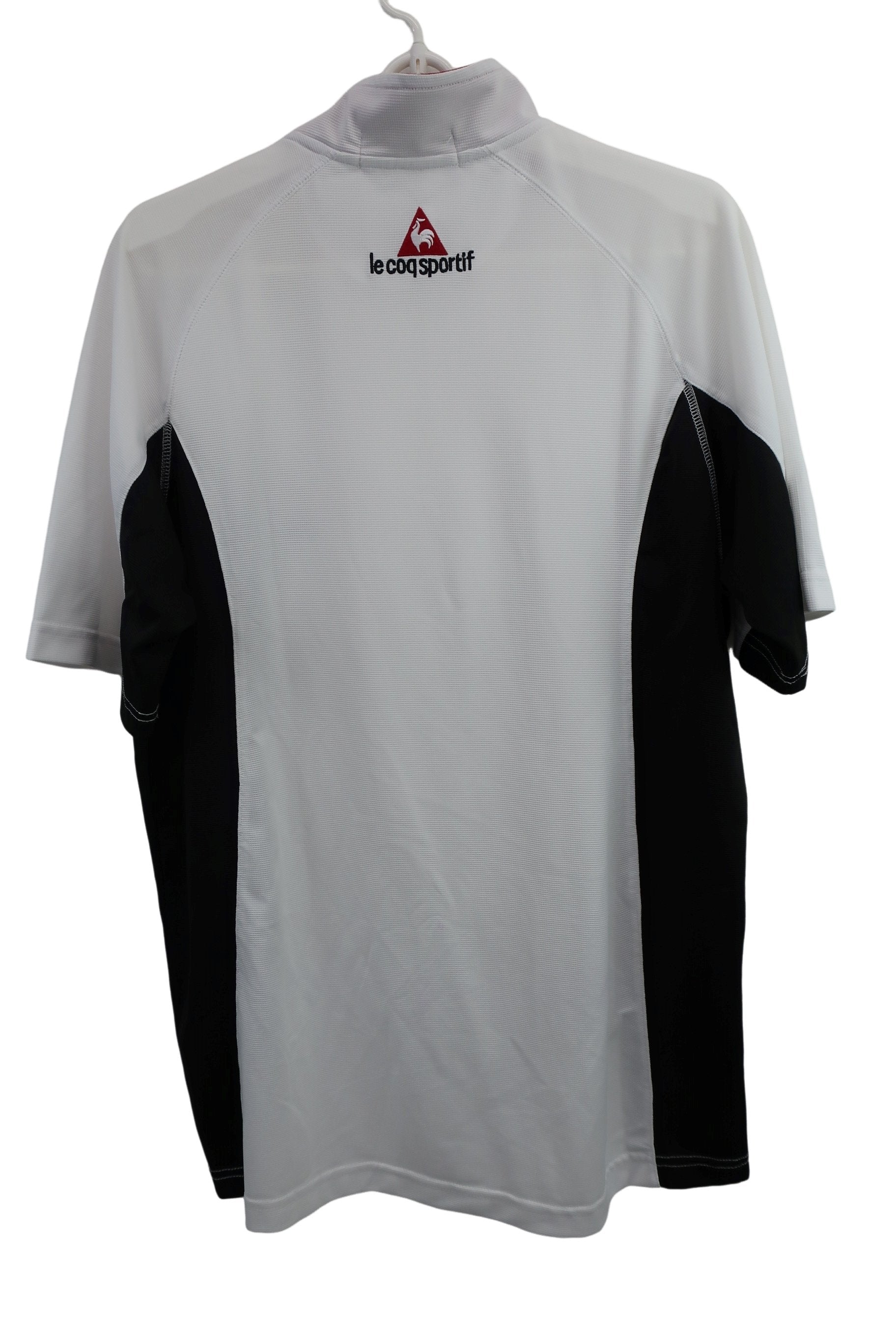 le coq sportif(ルコックスポルティフ) ハーフジップポロシャツ 白 メンズ L B-6