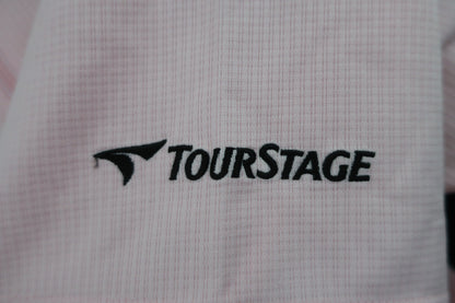 TOURSTAGE(ツアーステージ) ハーフジップシャツ ピンク メンズ L B-3