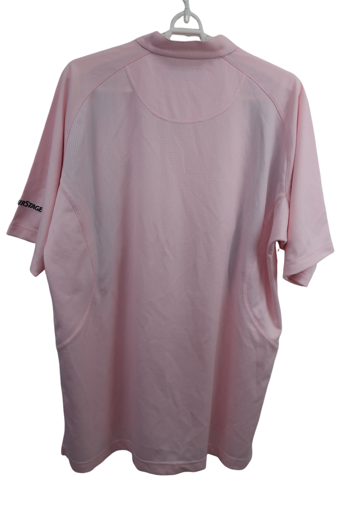 TOURSTAGE(ツアーステージ) ハーフジップシャツ ピンク メンズ L B-6