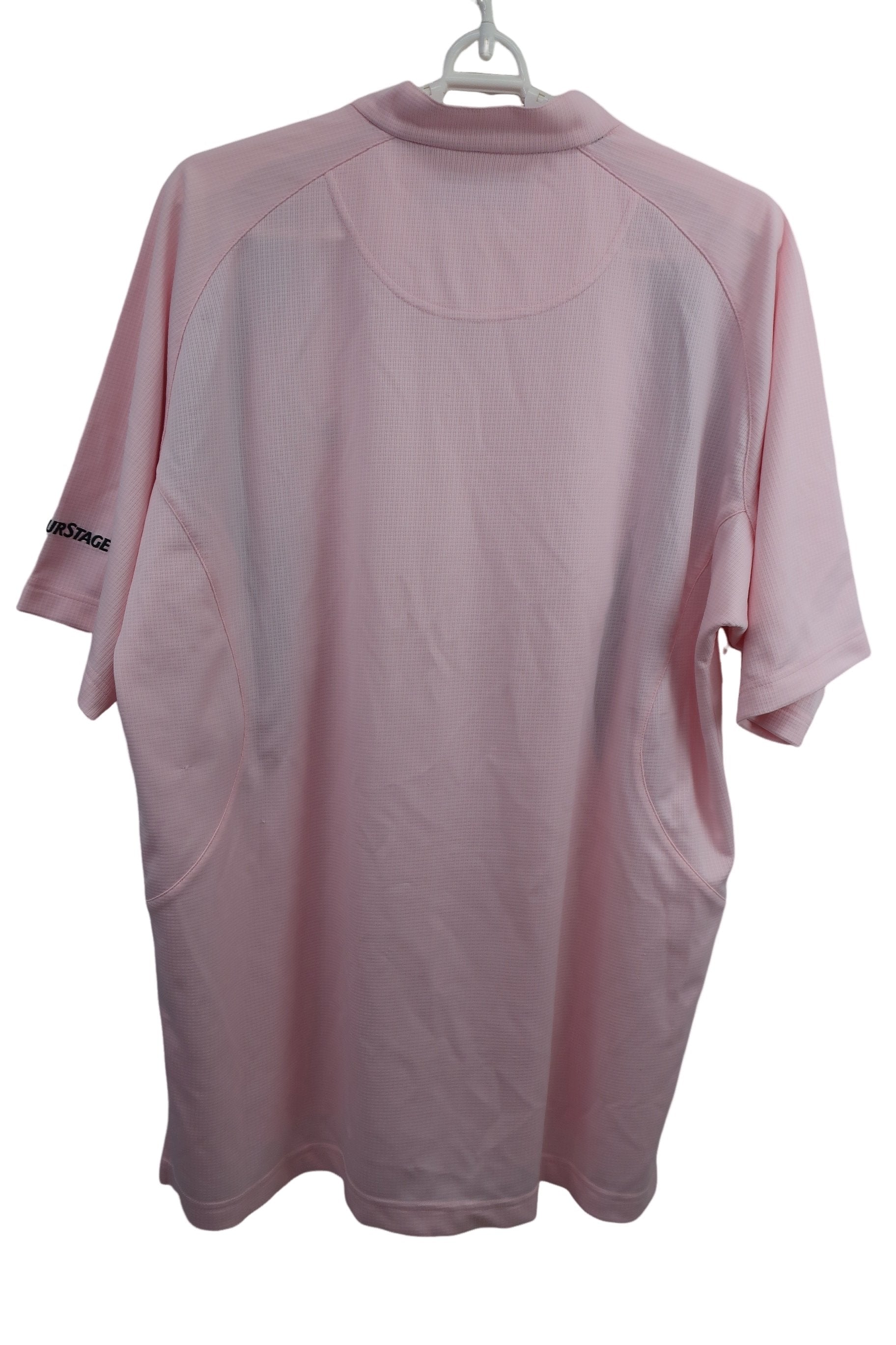 TOURSTAGE(ツアーステージ) ハーフジップシャツ ピンク メンズ L B-6