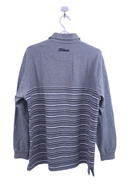 Titleist(タイトリスト) 長袖ポロシャツ グレー メンズ M A-4