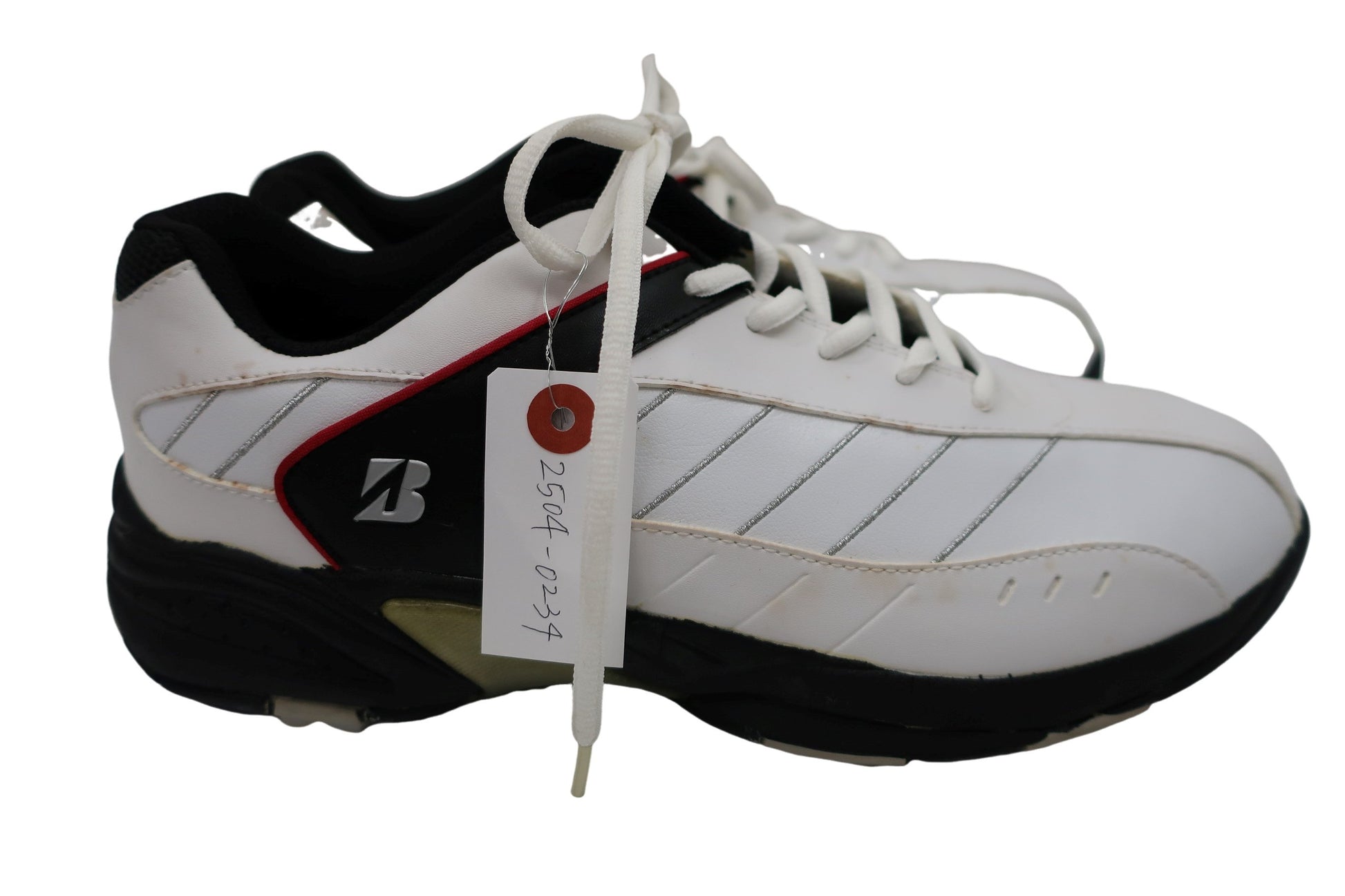 BRIDGESTONE GOLF(ブリヂストンゴルフ) ゴルフシューズ 白黒 メンズ 27.0cm SH73S B-4