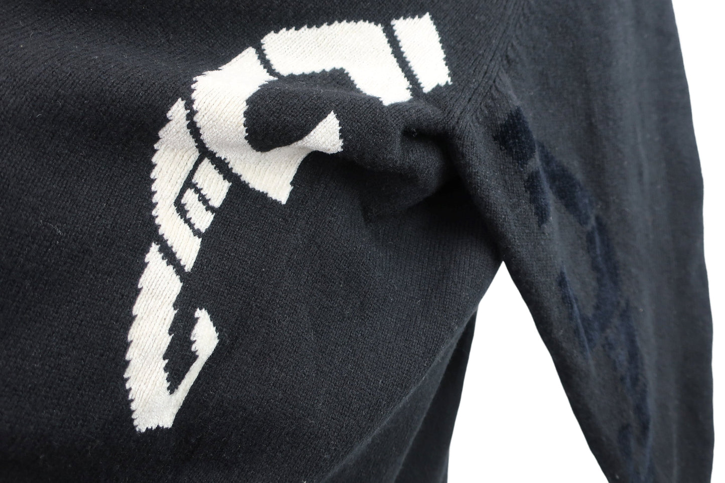 le coq sportif(ルコックスポルティフ) ハーフジップニットセーター 黒 メンズ L A-3