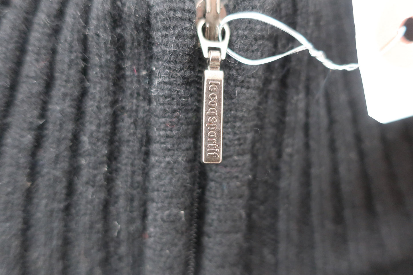 le coq sportif(ルコックスポルティフ) ハーフジップニットセーター 黒 メンズ L A-4