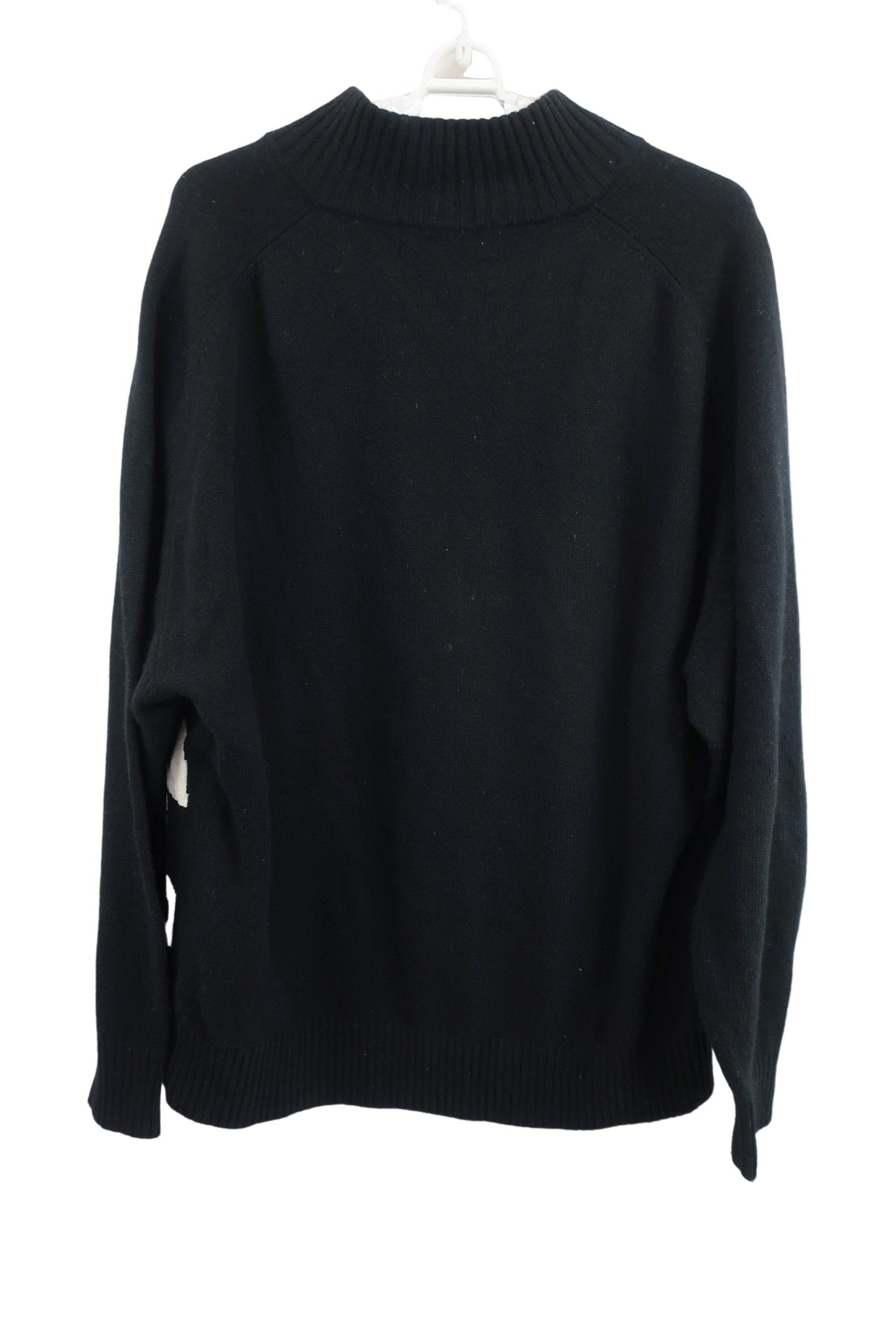 le coq sportif(ルコックスポルティフ) ハーフジップニットセーター 黒 メンズ L A-5