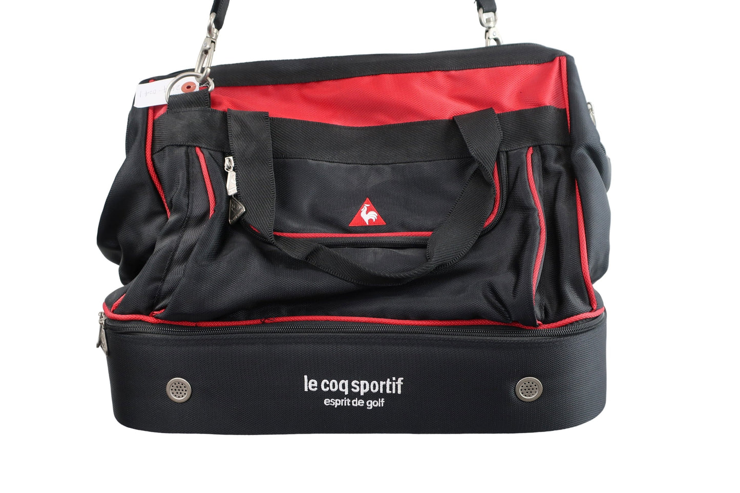 le coq sportif(ルコックスポルティフ) ボストンバッグ 黒赤 メンズ フリーサイズ B-1