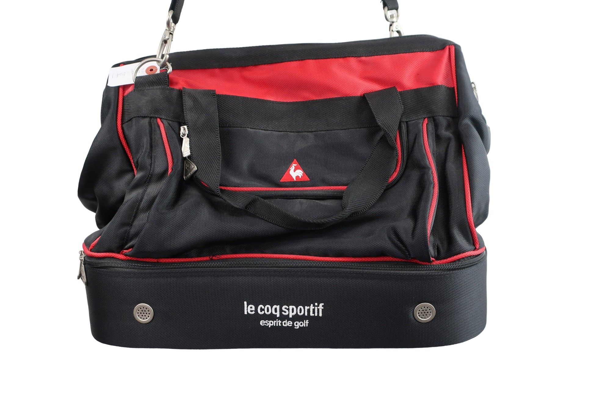 le coq sportif(ルコックスポルティフ) ボストンバッグ 黒赤 メンズ フリーサイズ B-1