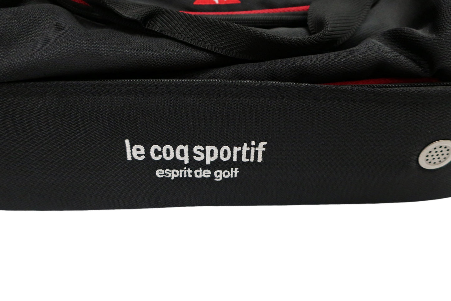 le coq sportif(ルコックスポルティフ) ボストンバッグ 黒赤 メンズ フリーサイズ B-5