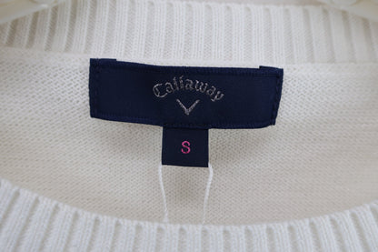 Callaway(キャロウェイ) ニットセーター 白 レディース S C22118201 N-3