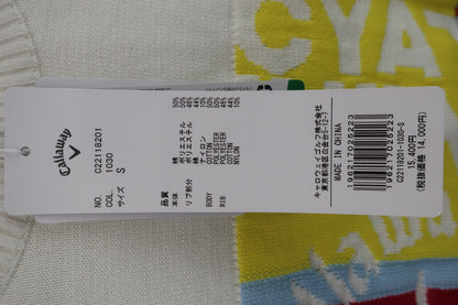 Callaway(キャロウェイ) ニットセーター 白 レディース S C22118201 N-5