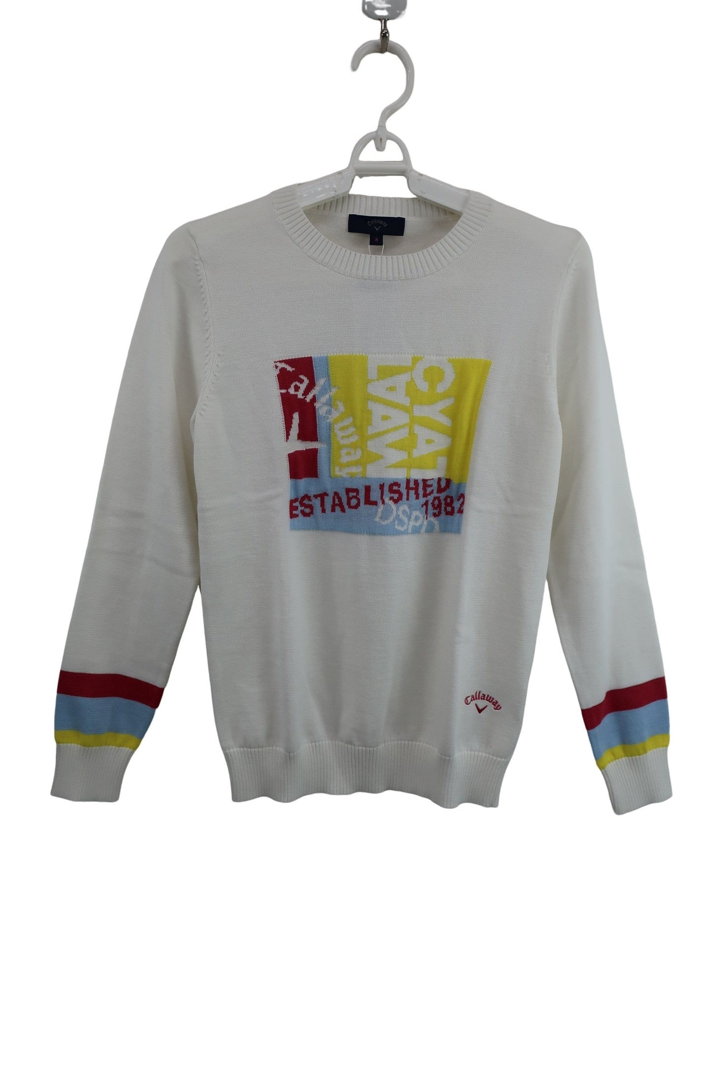 Callaway(キャロウェイ) ニットセーター 白 レディース S C22118201 N-1