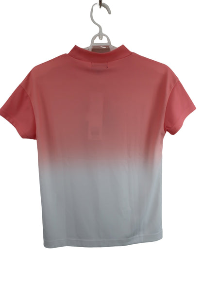 Callaway(キャロウェイ) 半袖モックネックシャツ ピンク白 レディース S C24134215 N-4