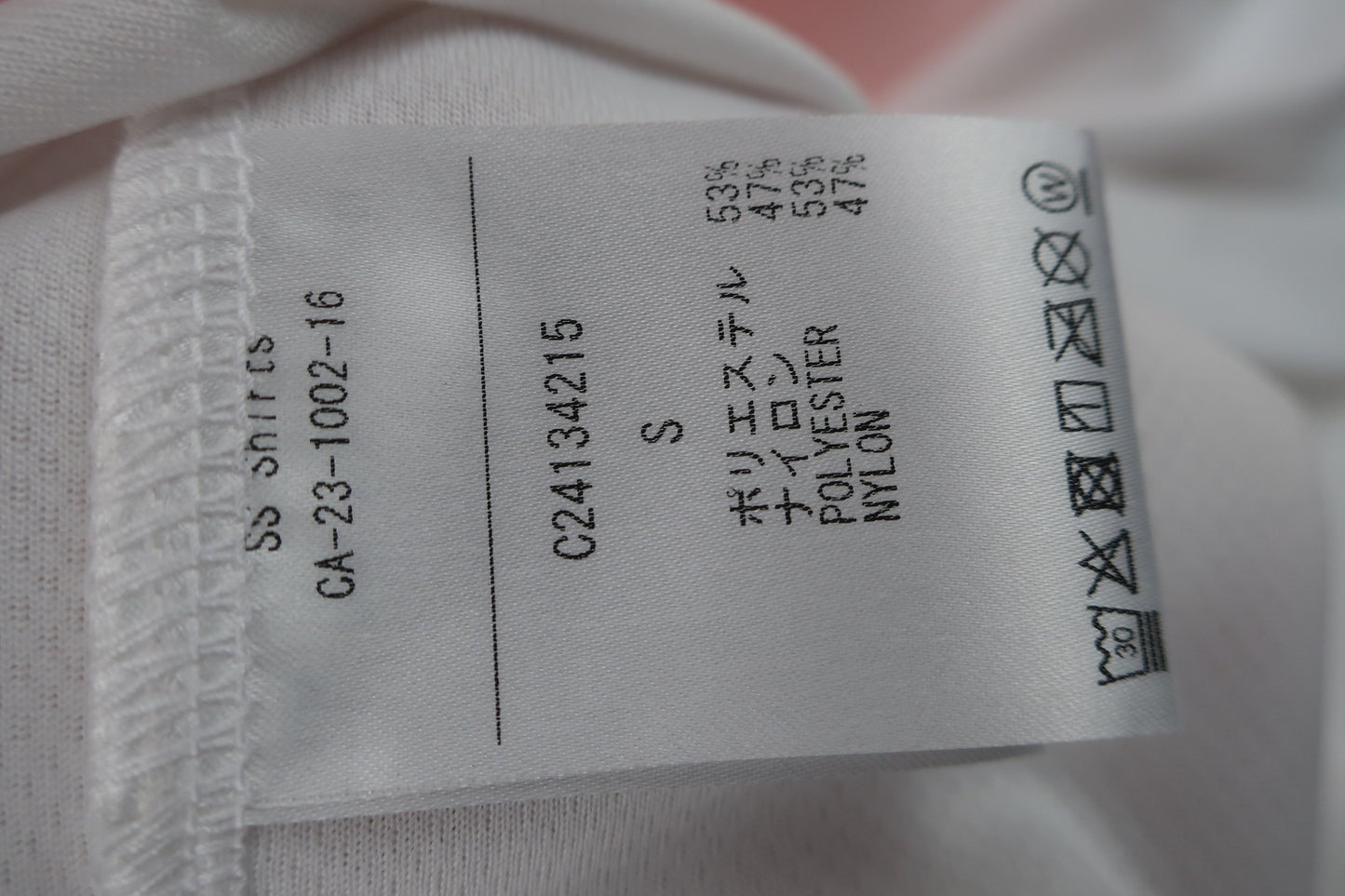 Callaway(キャロウェイ) 半袖モックネックシャツ ピンク白 レディース S C24134215 N-7