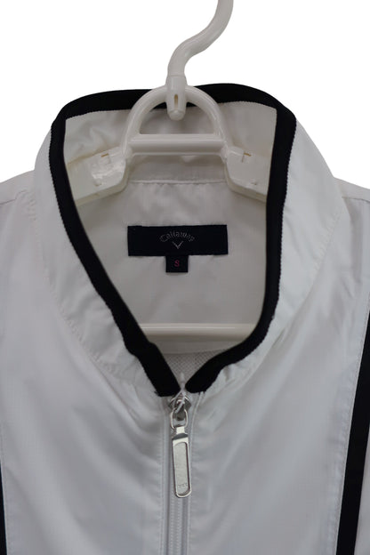 Callaway(キャロウェイ) ナイロンベスト 白黒 レディース S 241-1116800 N-4