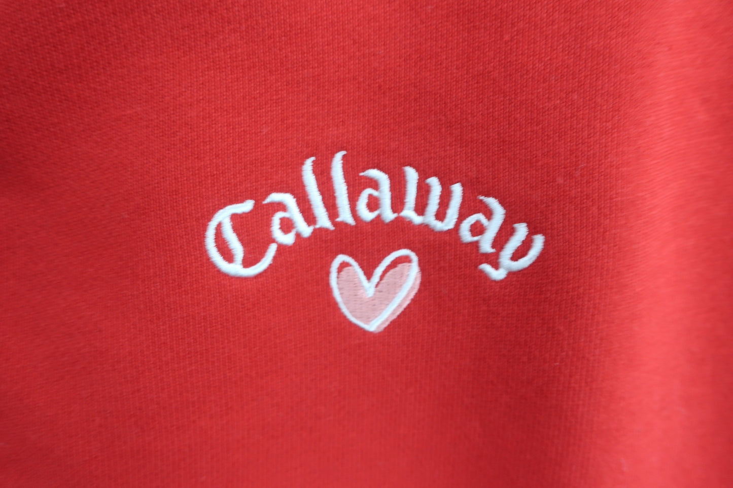 Callaway(キャロウェイ) 半袖パーカー 赤 レディース S C24117221 N-2