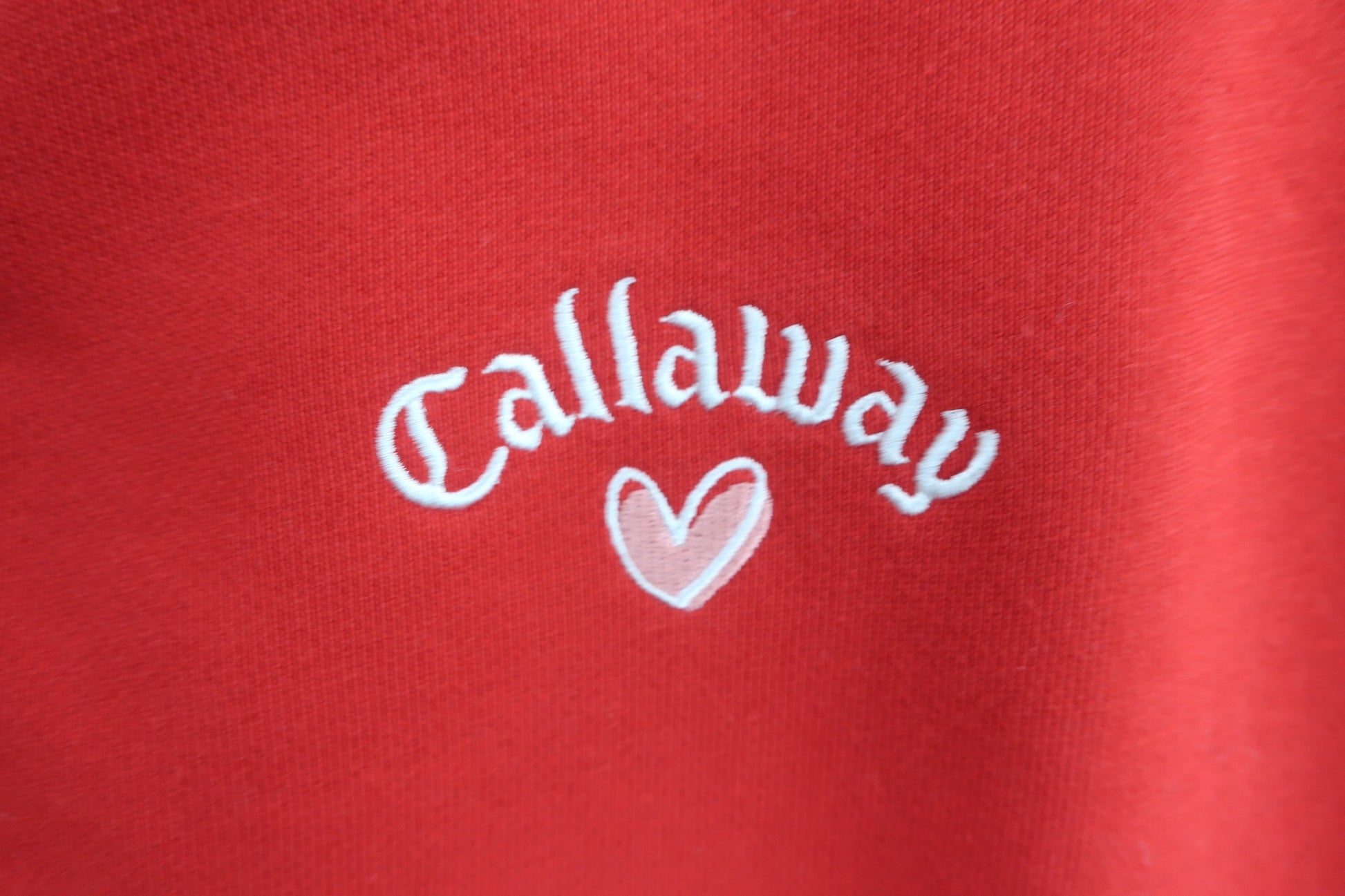 Callaway(キャロウェイ) 半袖パーカー 赤 レディース S C24117221 N-2