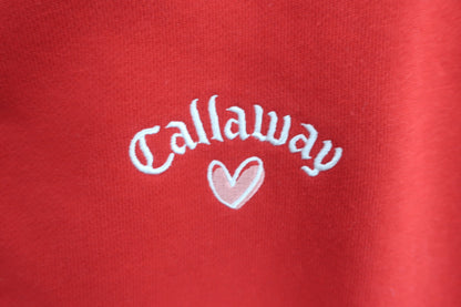 Callaway(キャロウェイ) 半袖パーカー 赤 レディース S C24117221 N-2