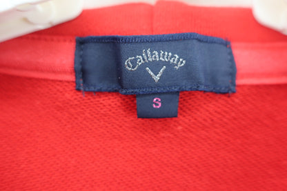 Callaway(キャロウェイ) 半袖パーカー 赤 レディース S C24117221 N-3