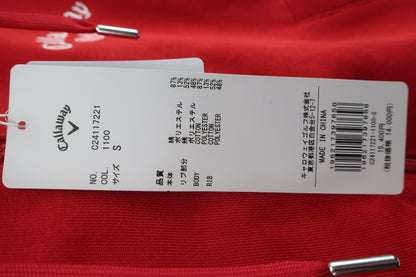 Callaway(キャロウェイ) 半袖パーカー 赤 レディース S C24117221 N-5