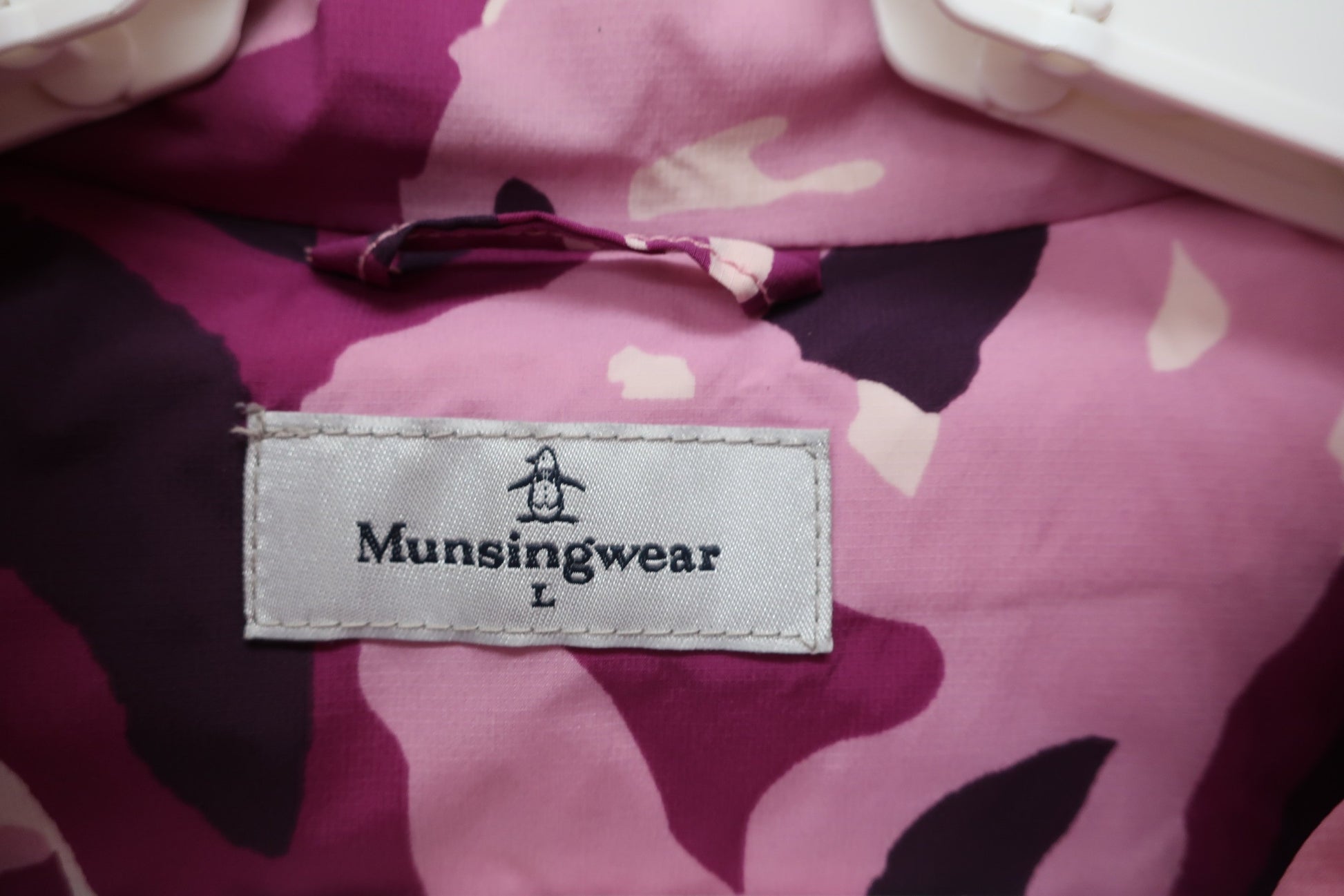 Munsingwear(マンシングウェア) ダウンジャケット 紫 レディース L A-3