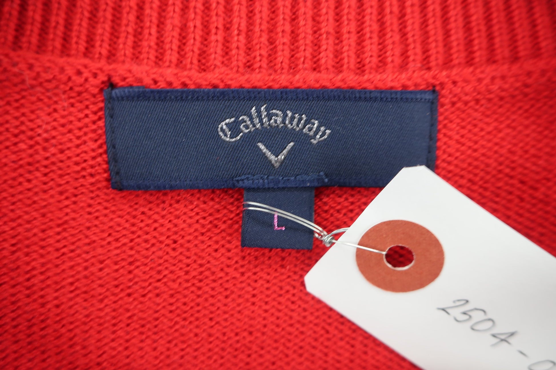Callaway(キャロウェイ) セーター 赤ネイビー レディース L C22218201 A-3