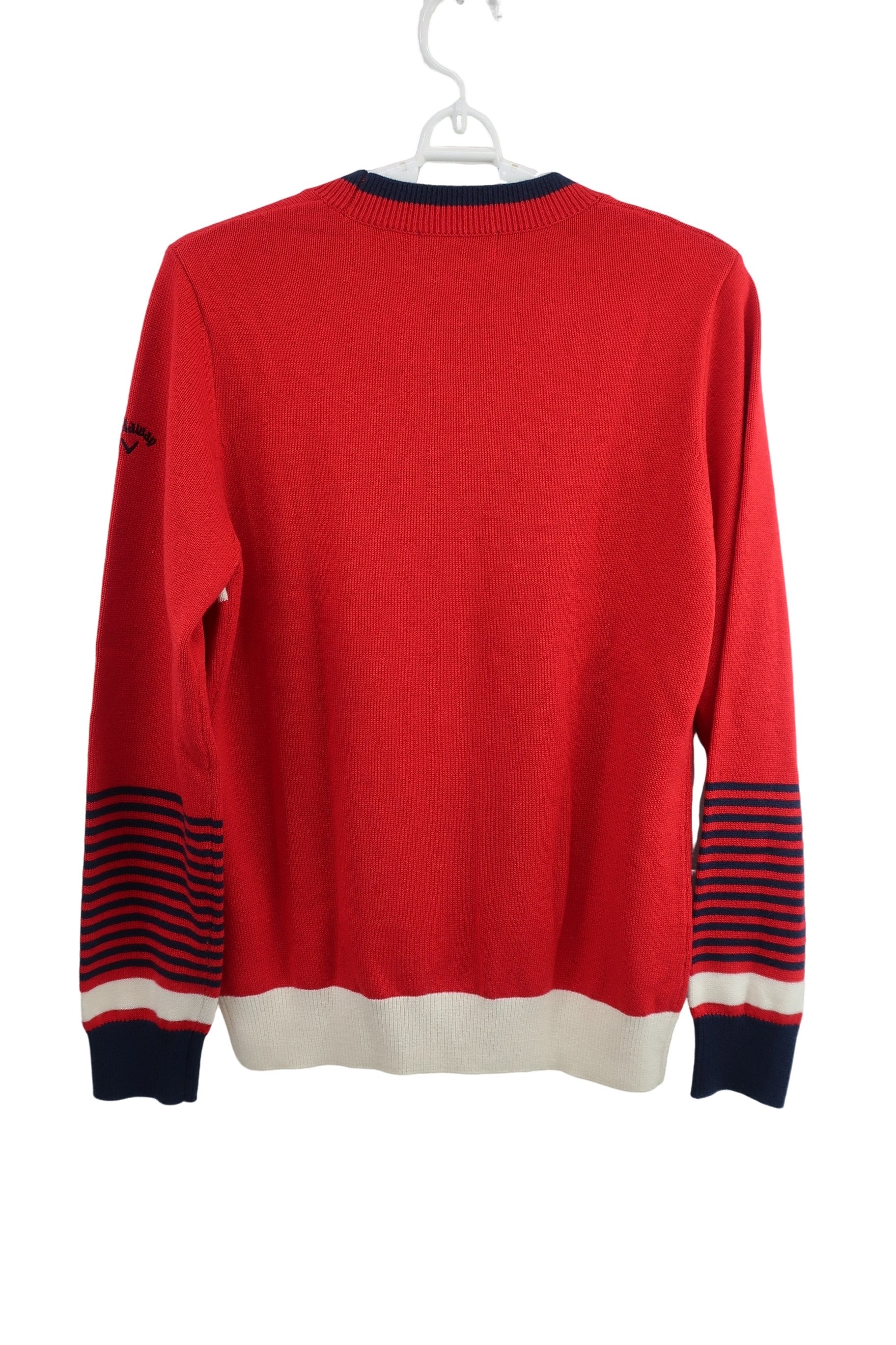 Callaway(キャロウェイ) セーター 赤ネイビー レディース L C22218201 A-6