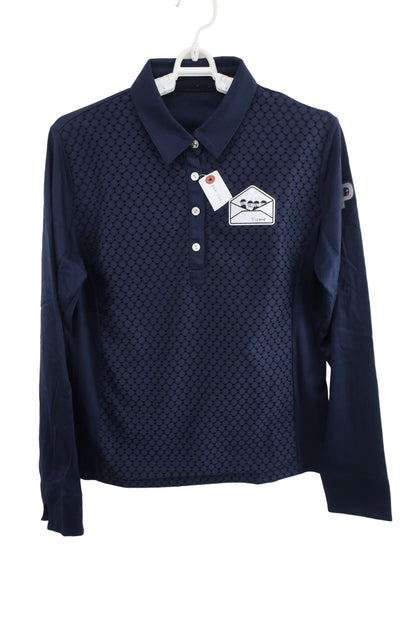 PICONE CLUB(ピコネクラブ) 長袖ポロシャツ ネイビー レディース A-1