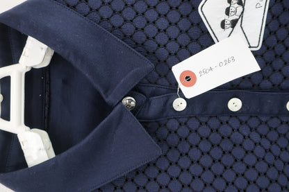 PICONE CLUB(ピコネクラブ) 長袖ポロシャツ ネイビー レディース A-2