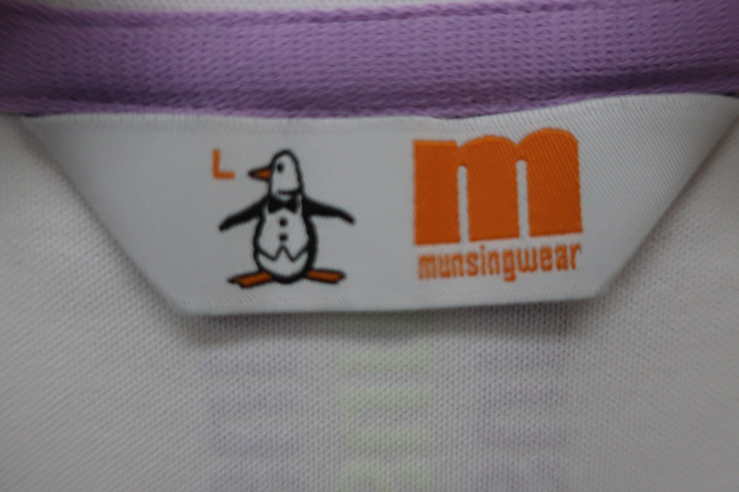 Munsingwear(マンシングウェア) ノースリーブポロシャツ 白 レディース L A-5