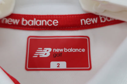 New Balance golf(ニューバランスゴルフ) ポロシャツ 白 レディース 2 012-2160602 A-2