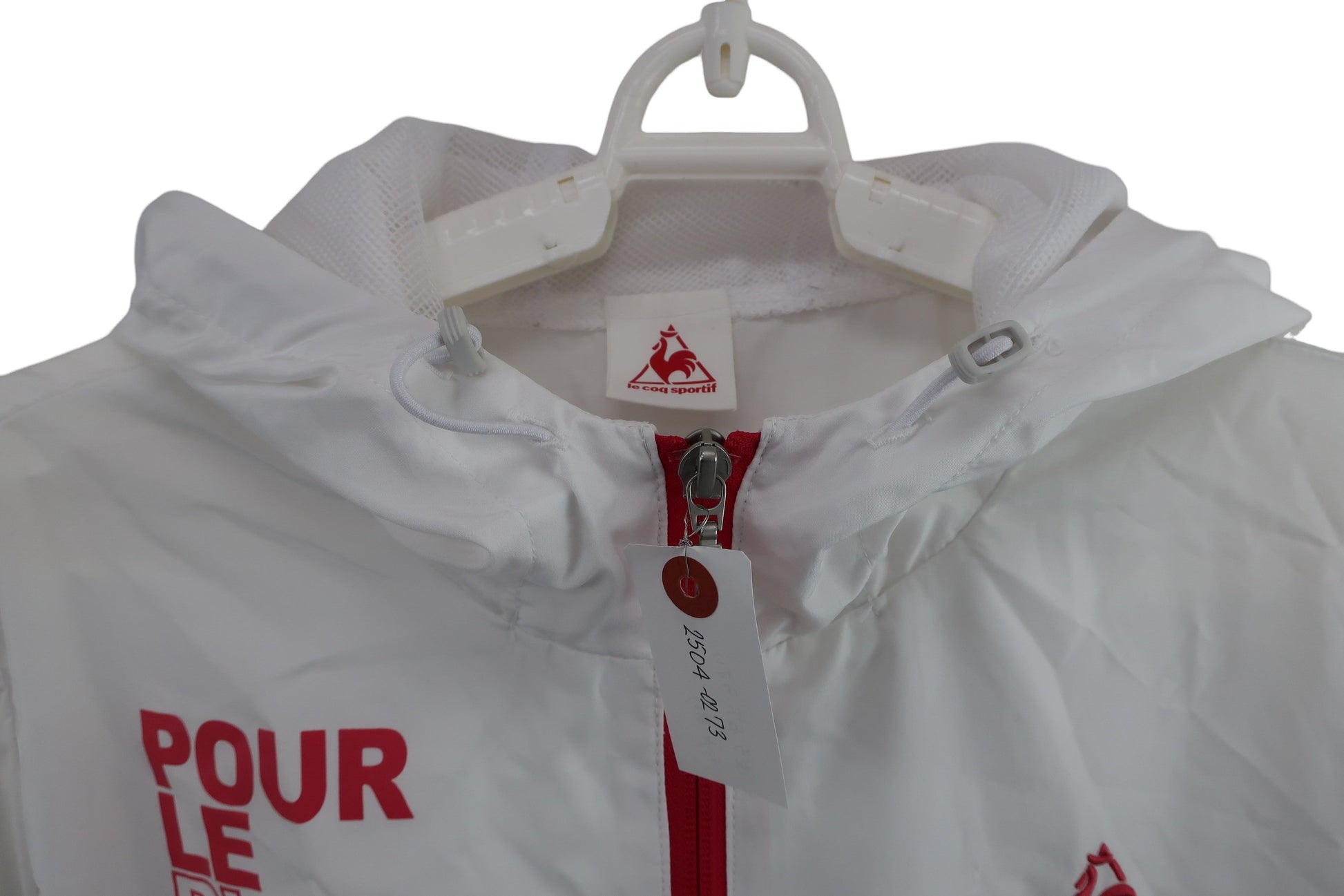 le coq sportif(ルコックスポルティフ) ウィンドブレーカー 白 レディース L A-3