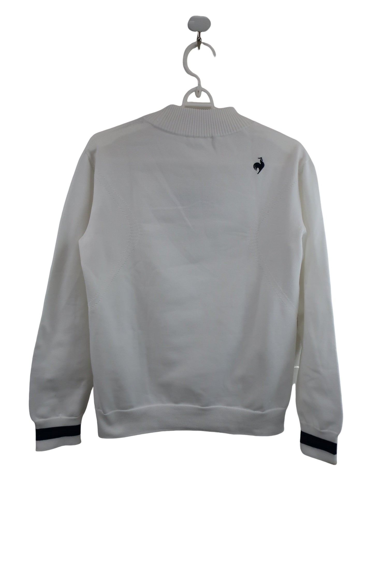 le coq sportif(ルコックスポルティフ) モックネックトレーナー 白 レディース A-4