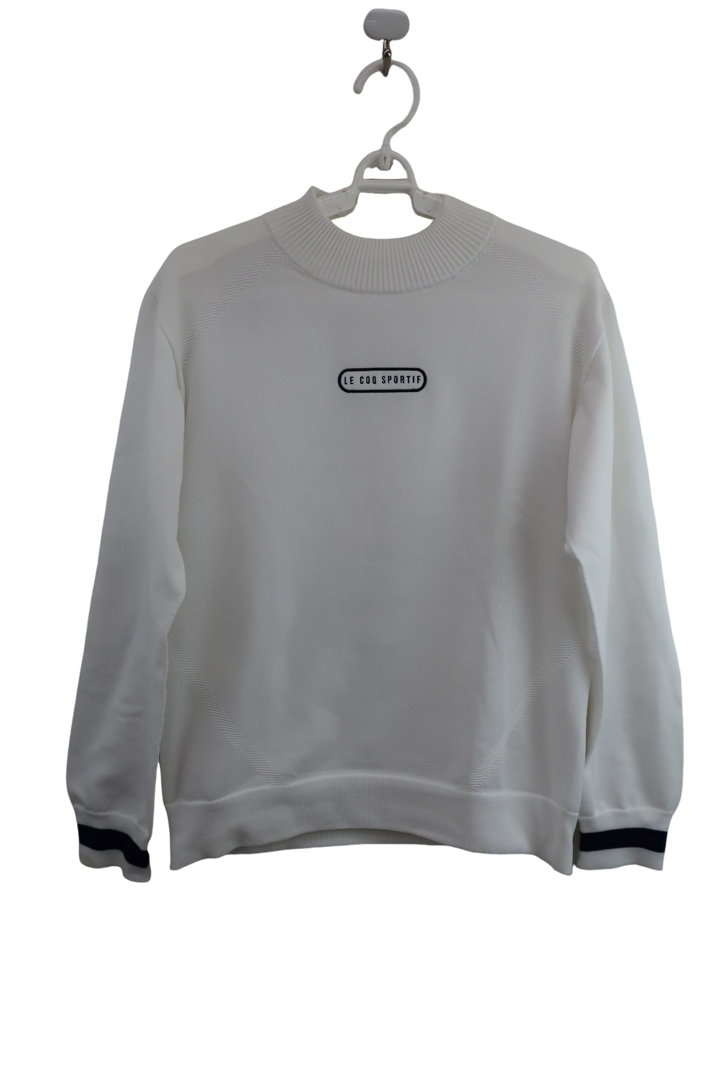 le coq sportif(ルコックスポルティフ) モックネックトレーナー 白 レディース A-1