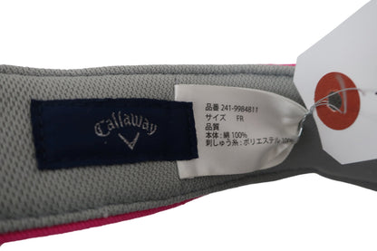 Callaway(キャロウェイ) サンバイザー ピンク レディース フリーサイズ B