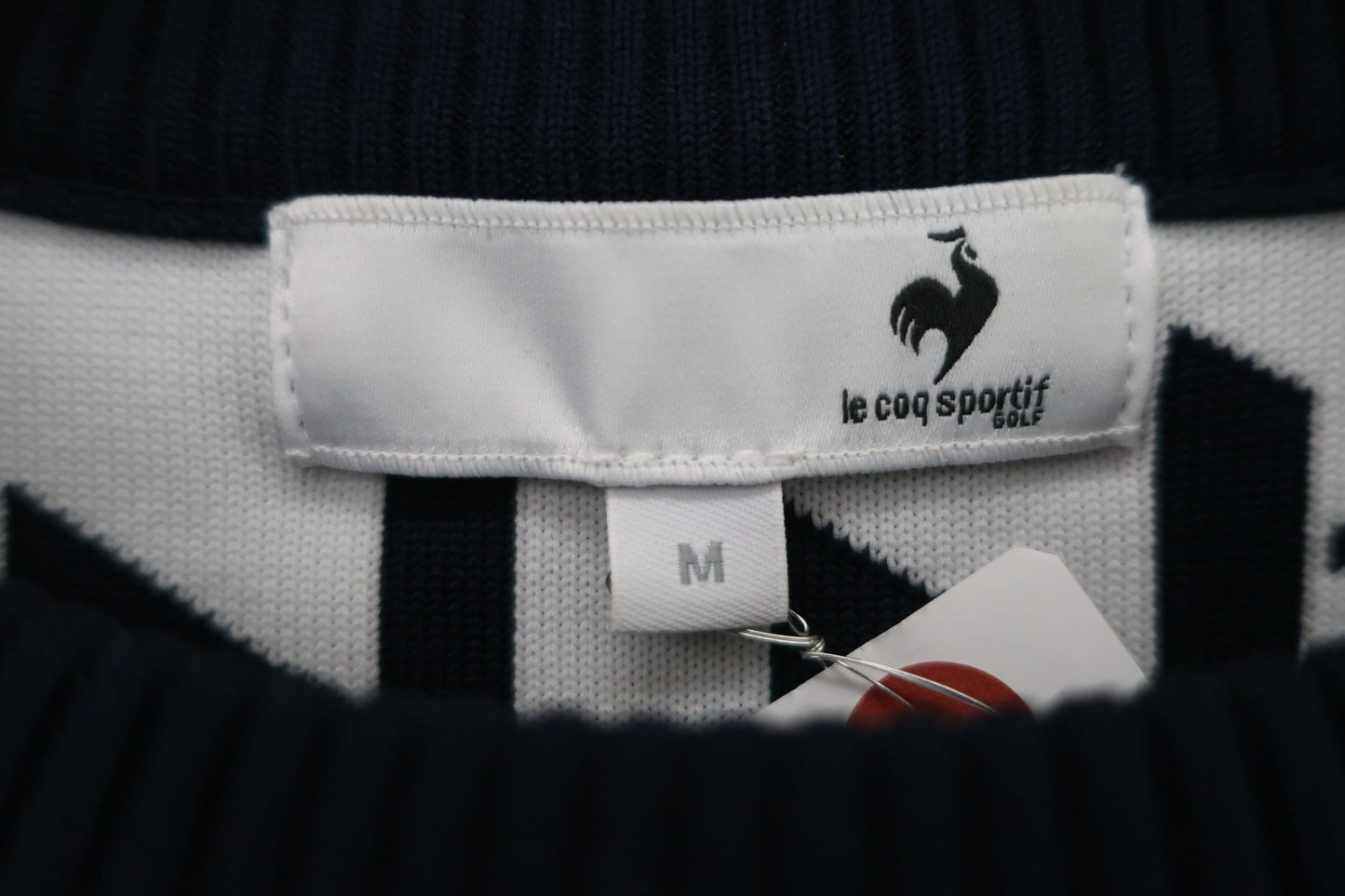 le coq sportif(ルコックスポルティフ) トレーナー ネイビー白総柄 レディース M A-3