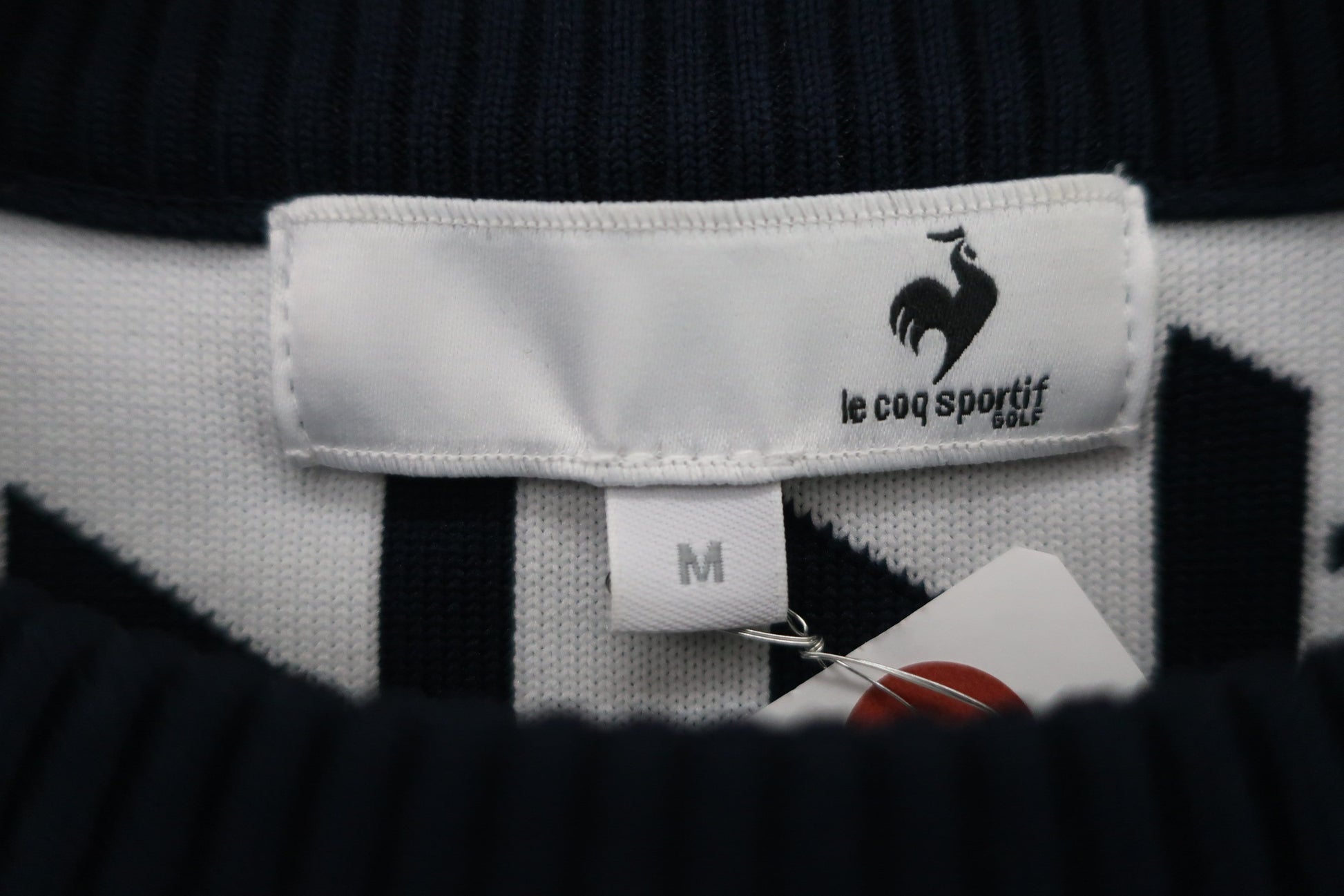 le coq sportif(ルコックスポルティフ) トレーナー ネイビー白総柄 レディース M A-3