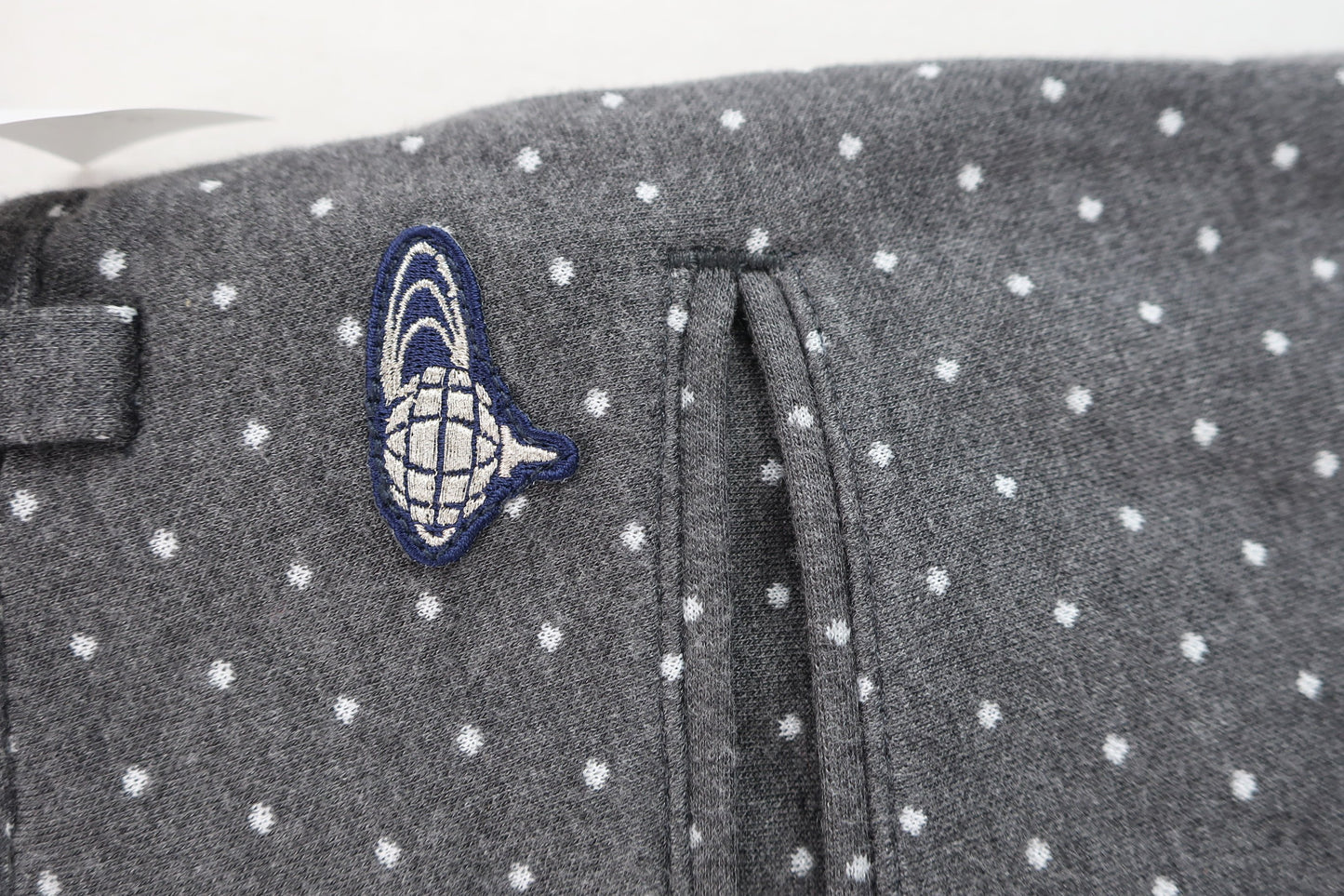 BEAMS GOLF(ビームスゴルフ) パンツ グレー白ドット柄 レディース 44 A-4