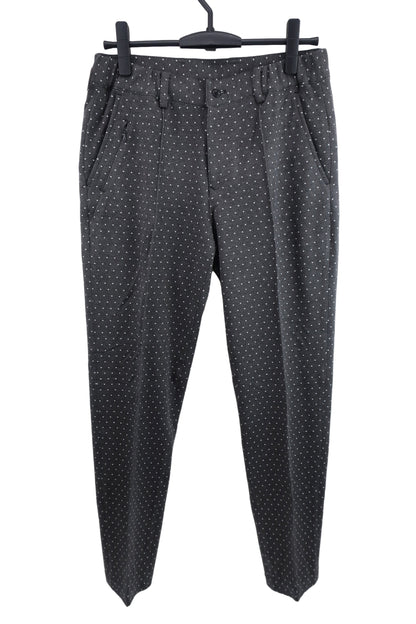 BEAMS GOLF(ビームスゴルフ) パンツ グレー白ドット柄 レディース 44 A-1