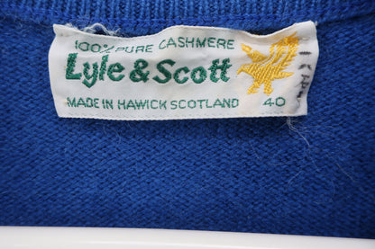 Lyle & Scott(ライルアンドスコット) セーター 青アーガイル レディース 40 B-3