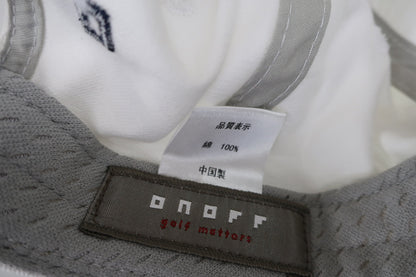 ONOFF(オノフ) キャップ 白 レディース フリーサイズ B-10